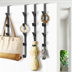 4-Pack Metal Over-the-Door Hooks