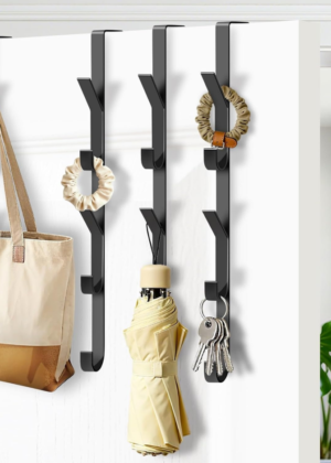 4-Pack Metal Over-the-Door Hooks