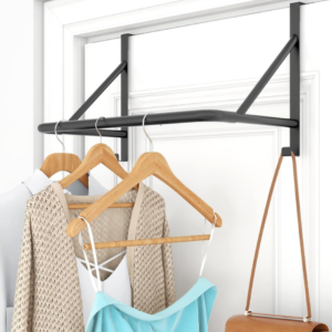 Over-the-Door Hanging Rod – Metal