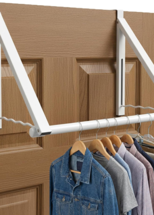 Foldable Over-the-Door Rack