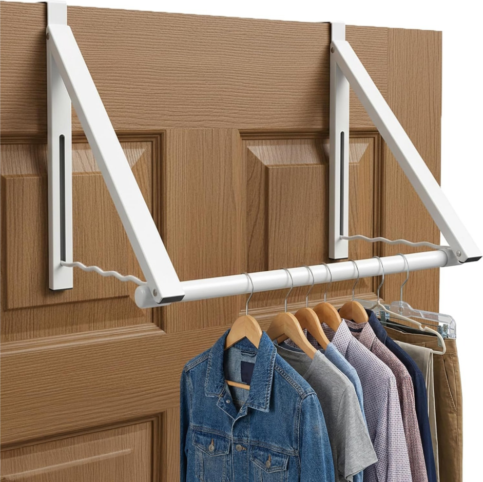 Foldable Over-the-Door Rack