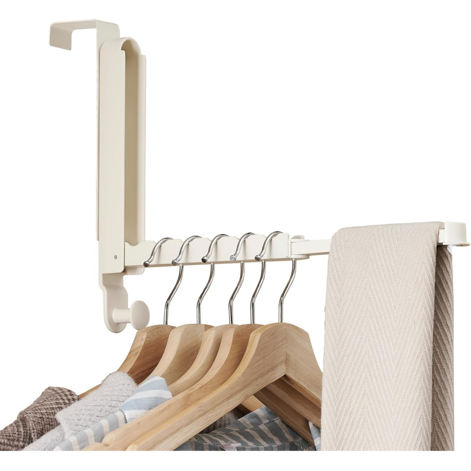 Over-the-Door Rack with Extendable Rod