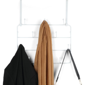 Multi-Functional Metal Over-the-Door Hook Rack