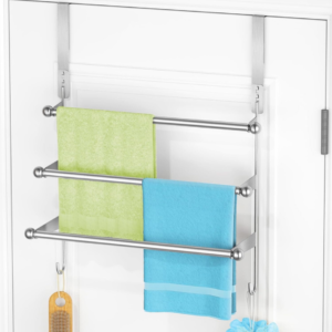 304 Stainless Steel Over-the-Door Towel Rack