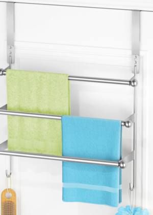 304 Stainless Steel Over-the-Door Towel Rack