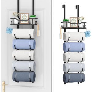 6-Tier Over-the-Door Towel Rack