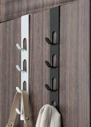 2-Pack White Over-the-Door Hooks