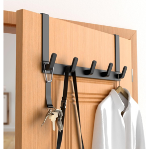 Heavy-Duty Over-the-Door Coat & Hat Hooks