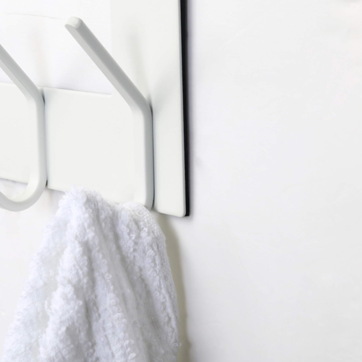 No-Install Over-the-Door Hooks – White - Image 3