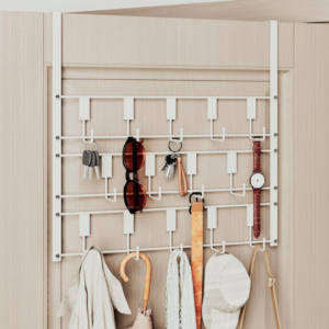 14-Hook Over-the-Door Coat Rack