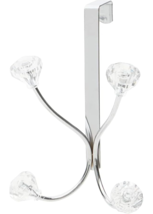 Double-Hook Crystal Over-the-Door Hanger