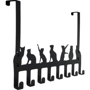 8-Hook Heavy-Duty Over-the-Door Rack