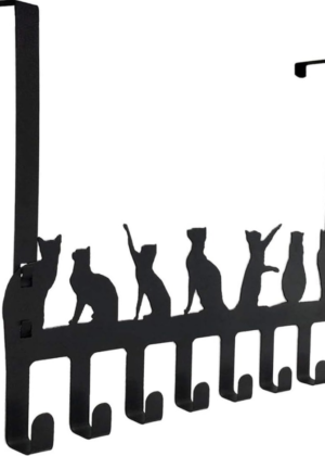 8-Hook Heavy-Duty Over-the-Door Rack