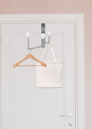 3-Ball Swivel Over-the-Door Hooks